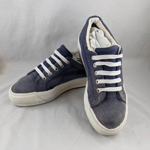 Vintage 90s City Sneaks Womens Denim Sneakers in Navy 6